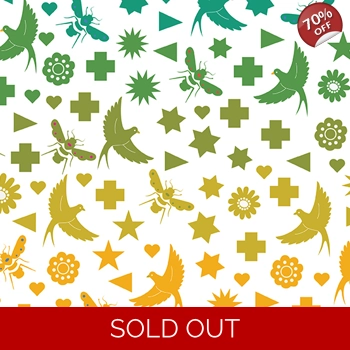 REMNANT - Alison Glass - Art Theory - Seventy Six Bird & Bee - Day - 70cm